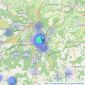 Knight Frank - Haslemere listings heatmap