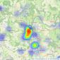 Knight Frank - Henley listings heatmap