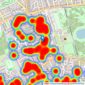 Knight Frank - Kensington listings heatmap