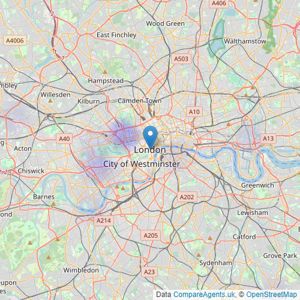 Knight Frank Land - London listings heatmap