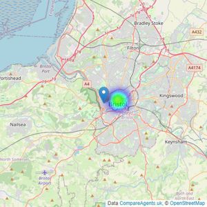 Knight Frank - New Homes - Bristol listings heatmap