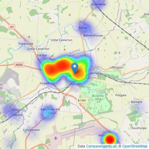 Knight Partnership - Stamford listings heatmap