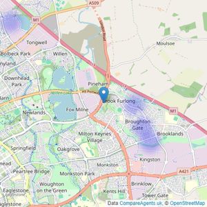 Knights MK Ltd - Milton Keynes listings heatmap