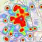 L & S Prestige Estates - Willenhall listings heatmap