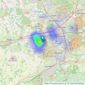 Labram Holmes - Covering Hampshire listings heatmap