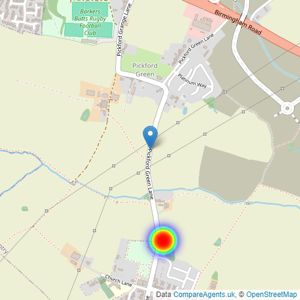 Lagan Homes listings heatmap