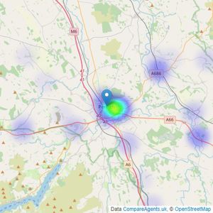 Lakes Estates - Penrith listings heatmap