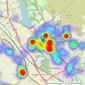 Lancasters Estate Agents - Bolton listings heatmap