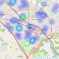 L&D Estate Agents - Covering Luton listings heatmap