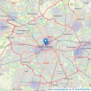 Landwood Group - Manchester listings heatmap