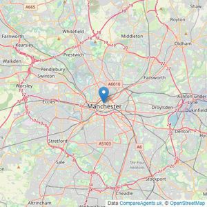 Landwood Group - Manchester listings heatmap