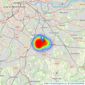 Langford Russell - Beckenham listings heatmap