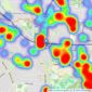 Langford Russell - Bromley listings heatmap