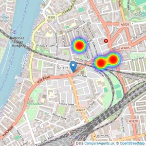 Lanigan Estates - London listings heatmap