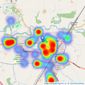 Latham Estates Ltd - Holmes Chapel listings heatmap