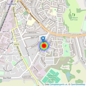 Latimer (North) listings heatmap