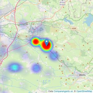 Laurel & Wylde - Cheddar listings heatmap