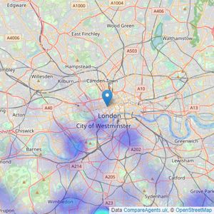 Laurels - London & Prime listings heatmap