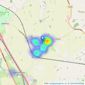 Laurence Tremayne Estate Agents - Long Buckby listings heatmap