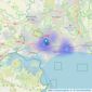 Lawrence & Rudge - Poole listings heatmap