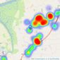 Lawrence Rooney Estate Agents - Longton listings heatmap