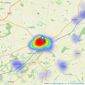 Lawrie Estate Agents - Cupar listings heatmap