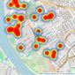 Lawson Rutter - Fulham listings heatmap