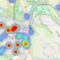 Lawsons Residential - Windsor listings heatmap