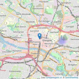 LC Estate Agents - Glasgow listings heatmap