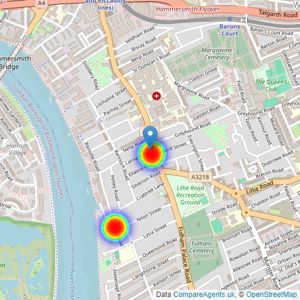 LDB - London listings heatmap