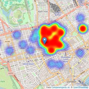 LDG - London listings heatmap