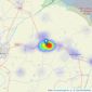 Leaders - Holbeach listings heatmap