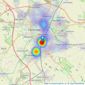 Leaders Sales - Cambridge listings heatmap