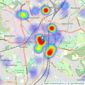 Leaders Sales - Croydon listings heatmap