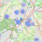 Leaders Sales - Epsom listings heatmap