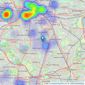 Leaders Sales - Fallowfield listings heatmap