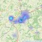 Leaders Sales - Horsham listings heatmap