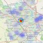 Leaders Sales - Milton Keynes listings heatmap