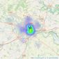 Leaders Sales - Norwich listings heatmap