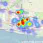 Leaders Sales - Southend-On-Sea listings heatmap