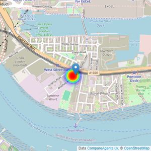 Legal and General Affordable Homes Limited listings heatmap