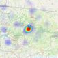 LeGrys Independent Estate Agents - Cranbrook listings heatmap