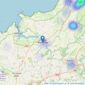 LeGrys Independent Estate Agents - Wadebridge listings heatmap