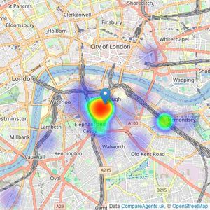 Leonard Leese - London listings heatmap