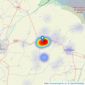 Lets Get you Moving.co.uk - Holbeach listings heatmap