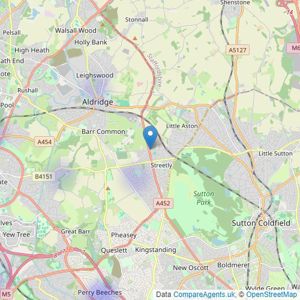 Lets Go - Walsall listings heatmap