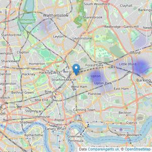 Letting International - London listings heatmap