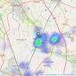 Lewis King - Sandbach listings heatmap