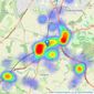 Lex Allan Grove - Hagley listings heatmap