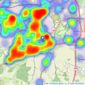 Lex Allan Grove - Halesowen listings heatmap